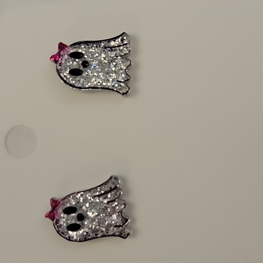 Sparkly Dainty Ghost Earrings